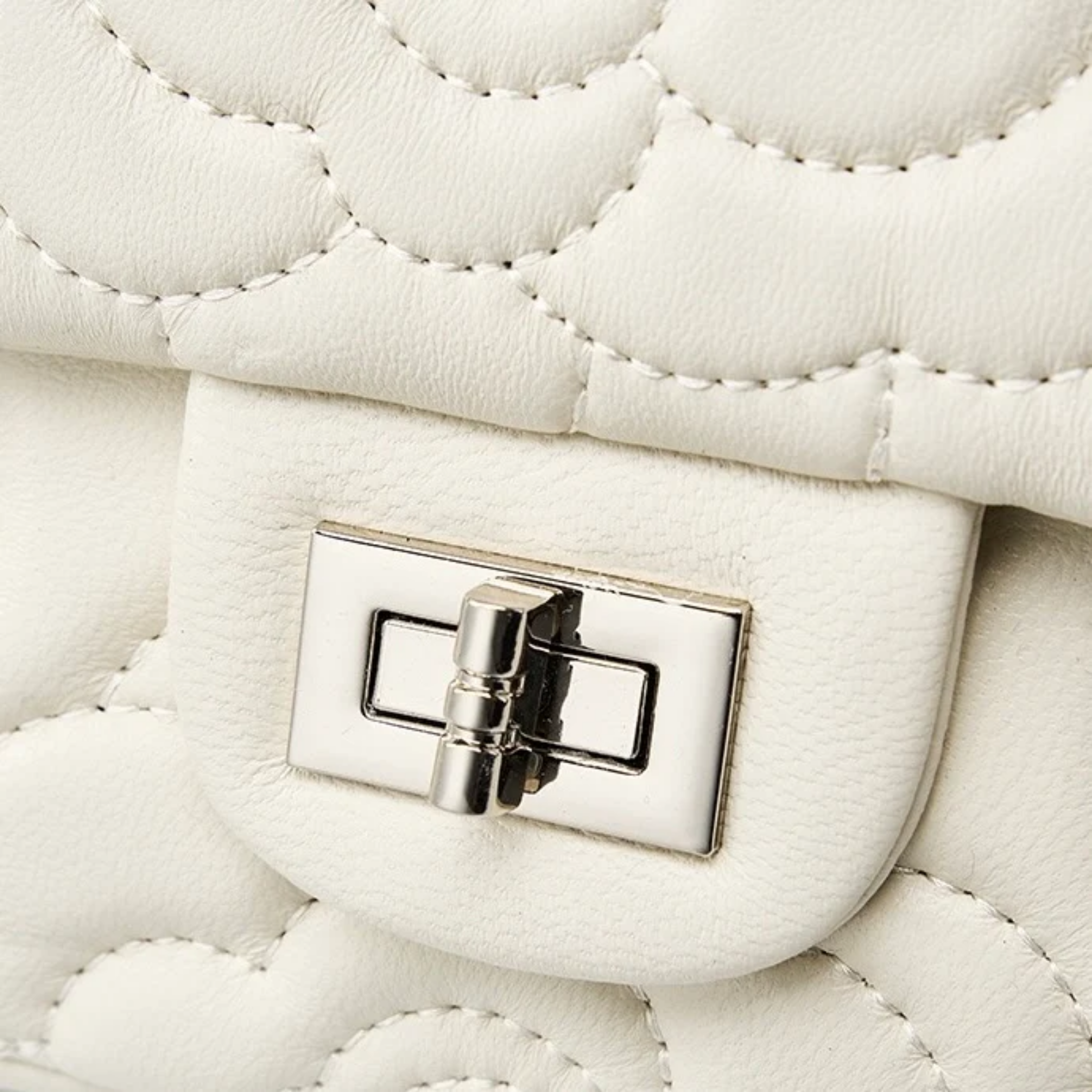 Genuine Sheepskin Crossbody Bag with Chain Strap for Everyday Use