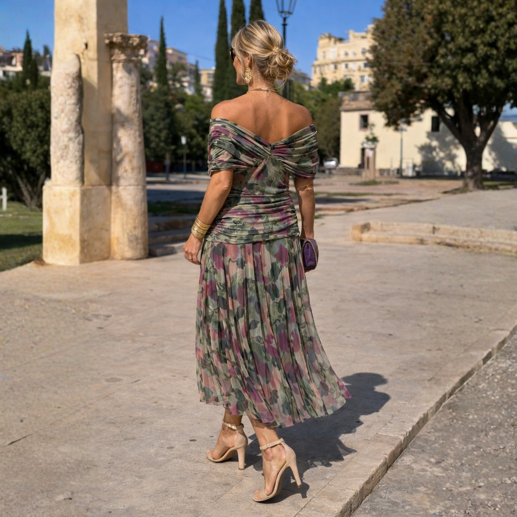 Eleanor | Off Shoulder Maxi Dress