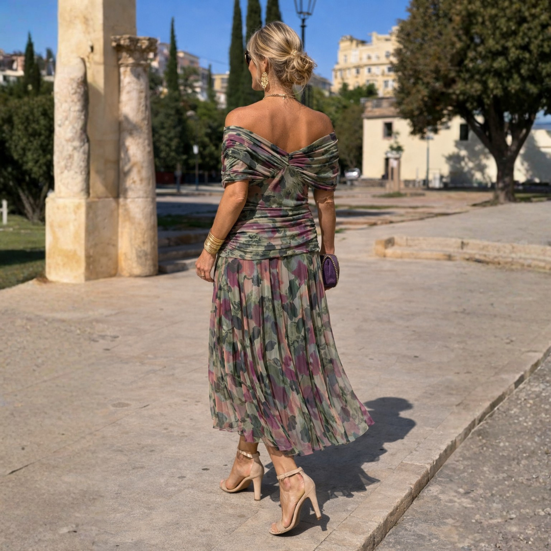 Eleanor | Off Shoulder Maxi Dress