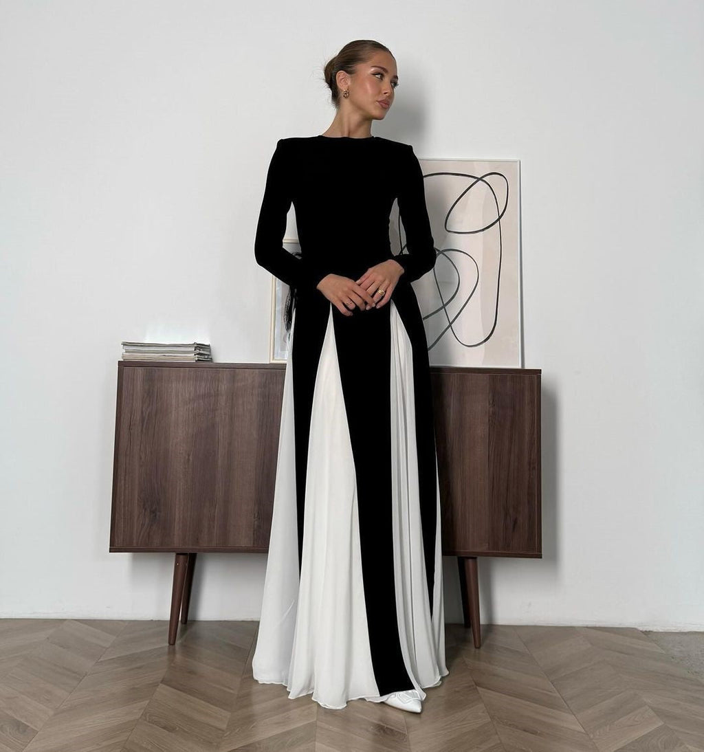 Maxi Dress with Modern Comfort Silhouette for Sophisticated Occasions