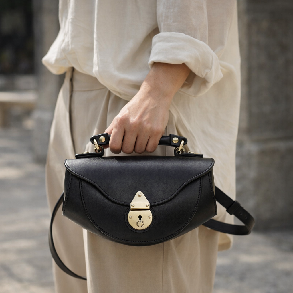 Leather Tote Handbag with Spacious Interior for Everyday Use