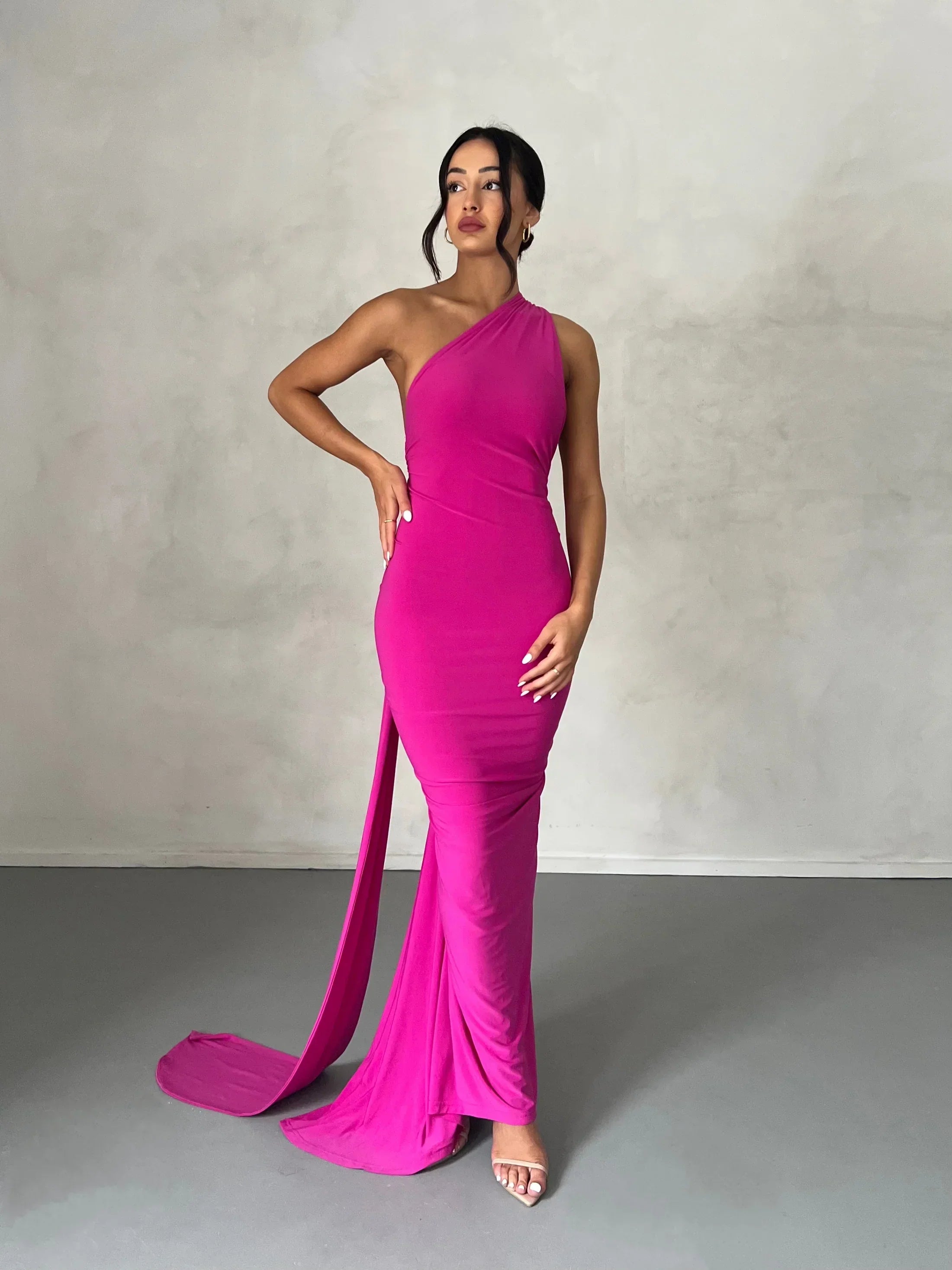 Maxi Dress with Sash Detail | Modern Design for Casual or Formal Wear