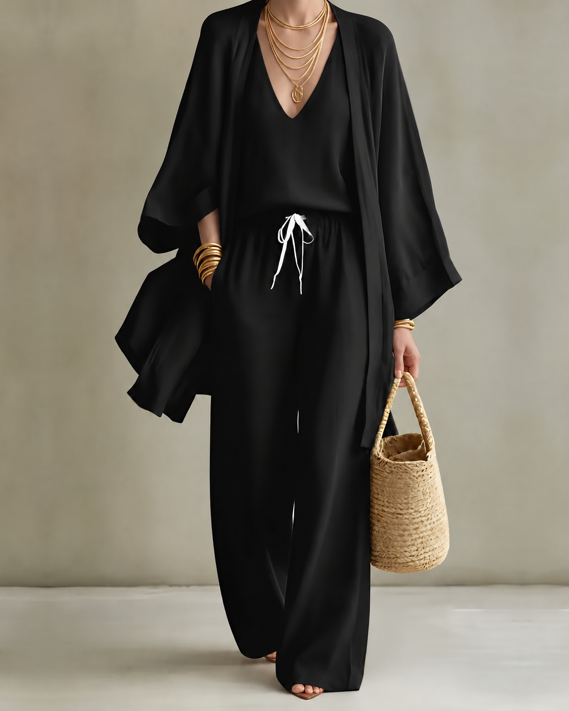Tanisha | 3-piece Linen Look Set