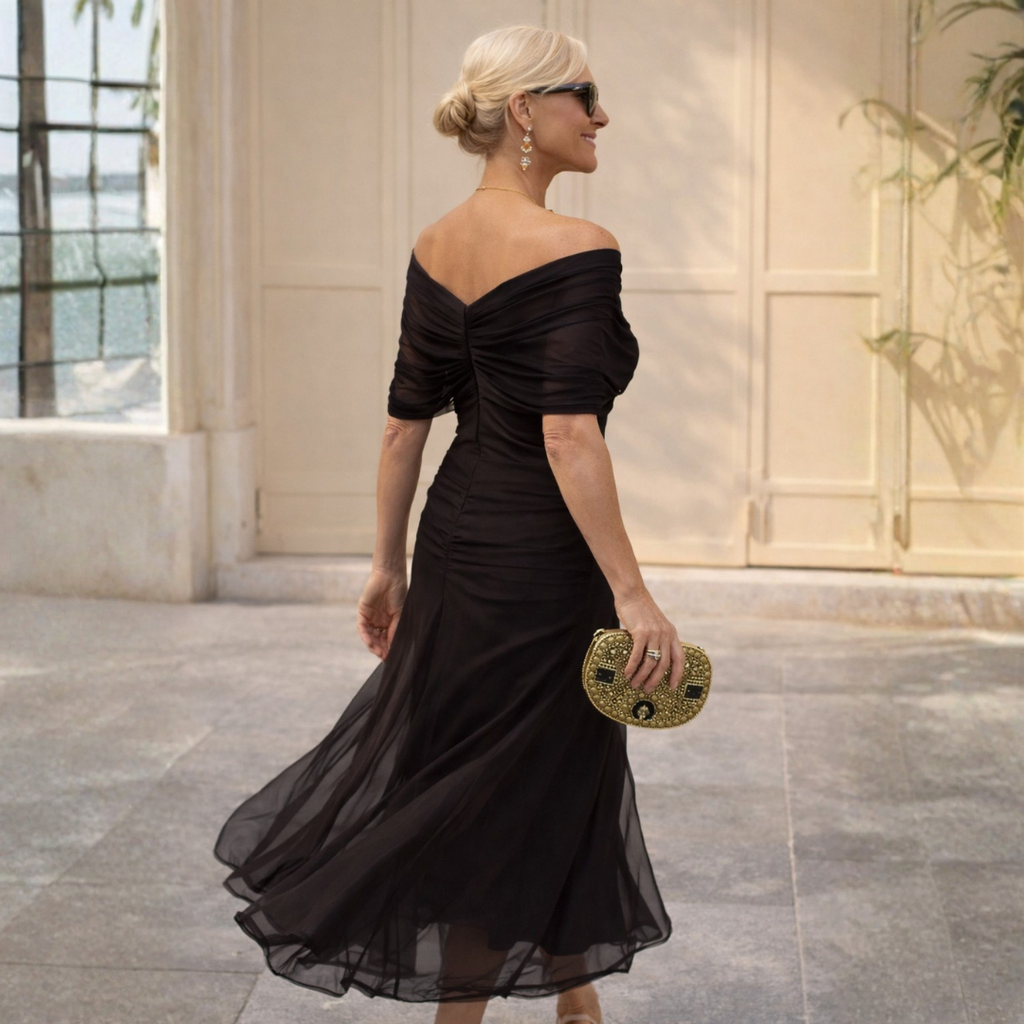 Eleanor | Off Shoulder Maxi Dress