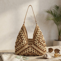 Bohemian Braided Straw Tote Bag – Eco-Friendly Summer Accessory