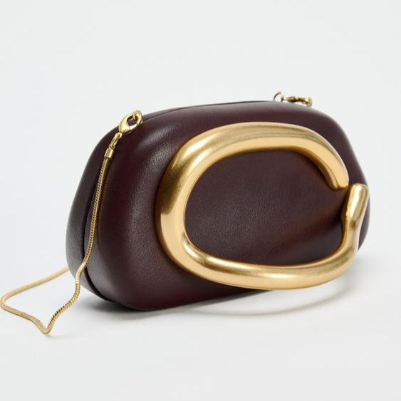 Mother-of-Pearl Clutch Purse - Elegant Box Design for Evening Events