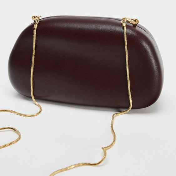 Mother-of-Pearl Clutch Purse - Elegant Box Design for Evening Events