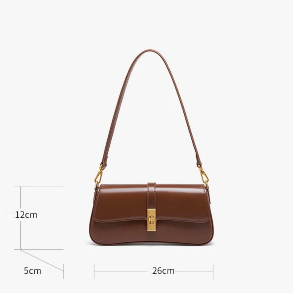 Genuine Leather Vintage Crossbody Shoulder Bag for Everyday Use