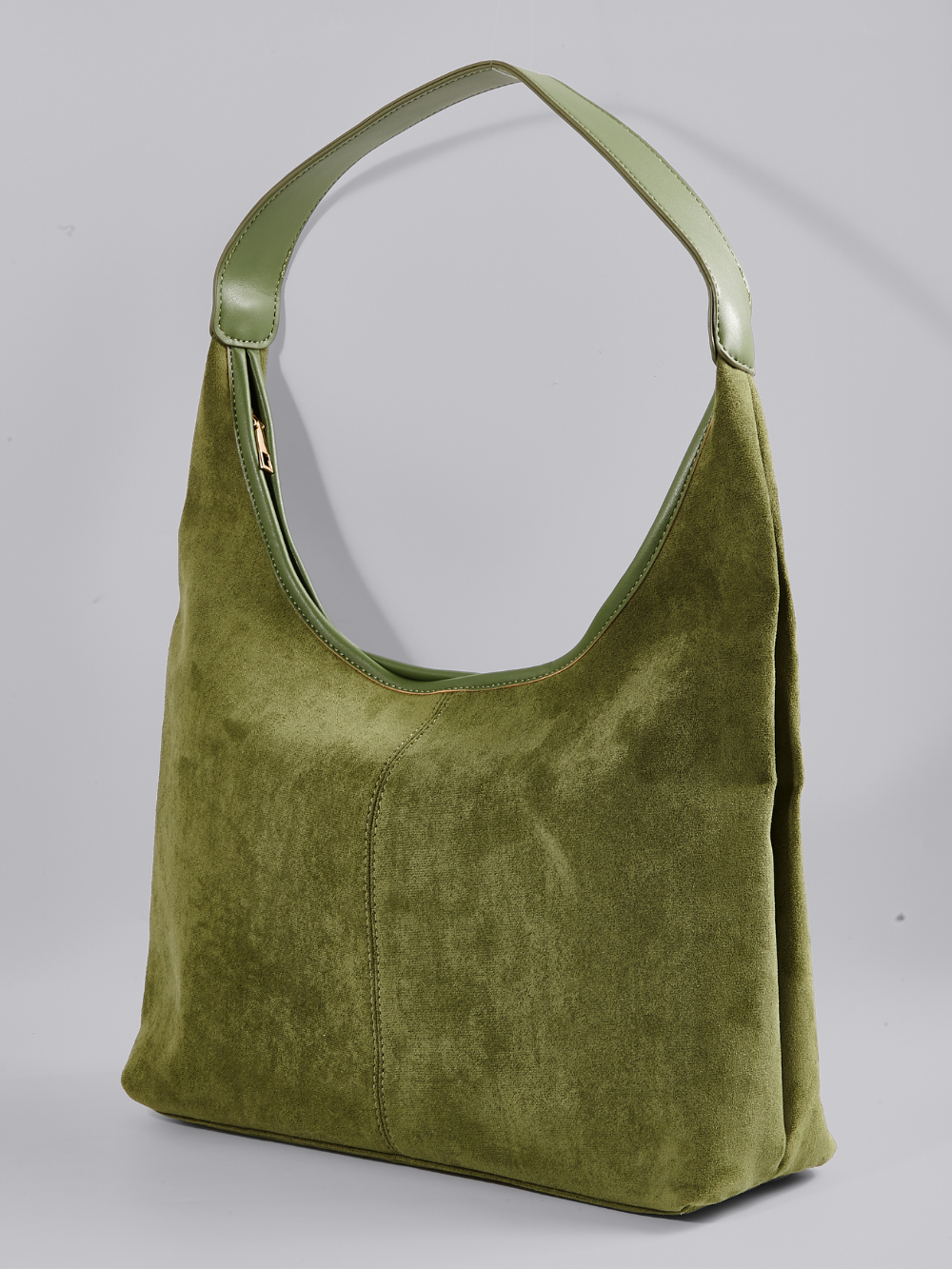 Vegan Leather Half-Moon Tote Bag - Stylish and Versatile Handbag for Everyday Use
