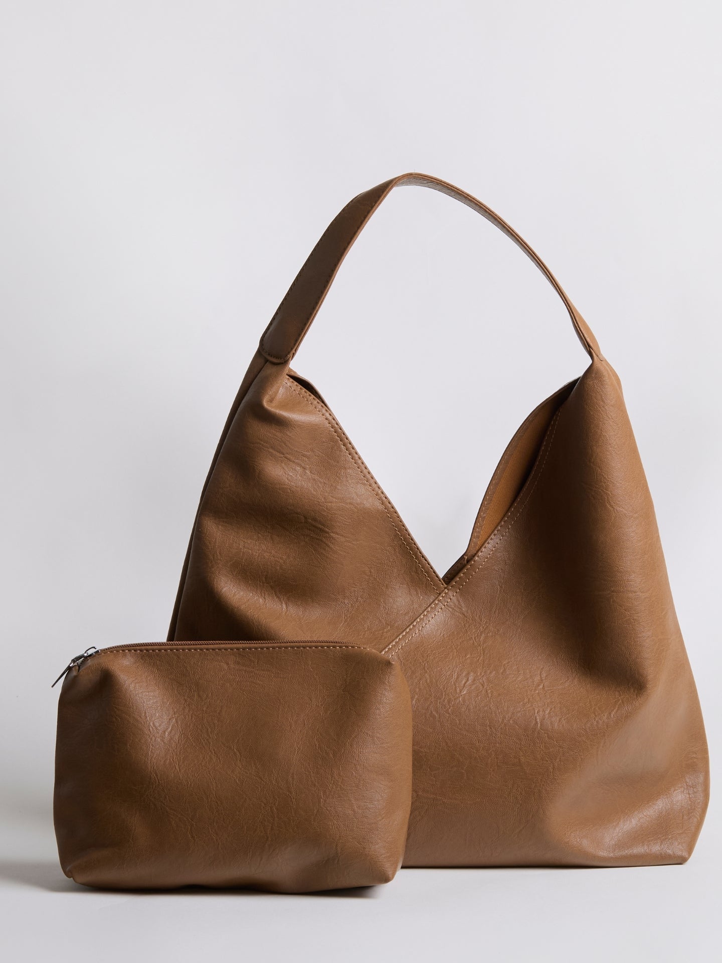 Leather Shoulder Bag - Olivia Style - Versatile Handbag for Everyday Use