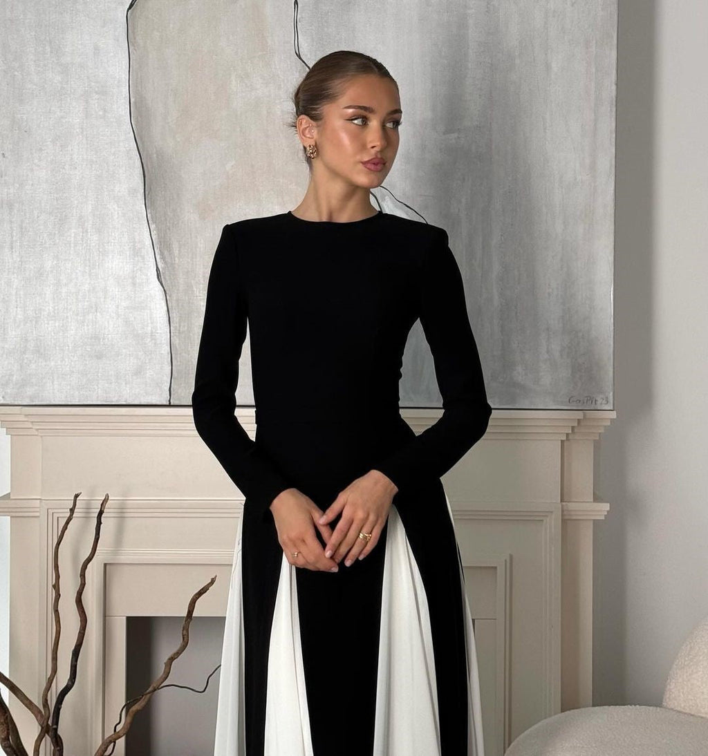 Maxi Dress with Modern Comfort Silhouette for Sophisticated Occasions