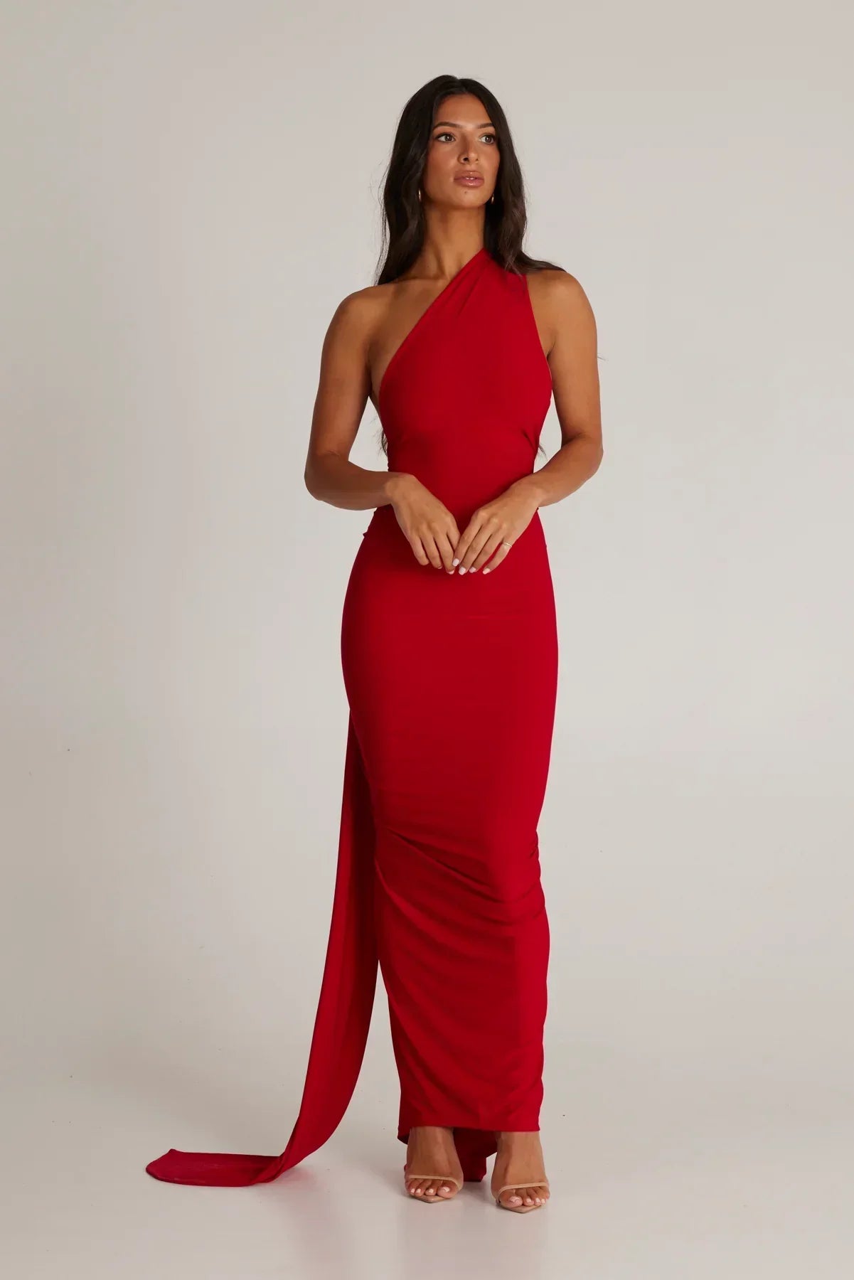 Maxi Dress with Sash Detail | Modern Design for Casual or Formal Wear