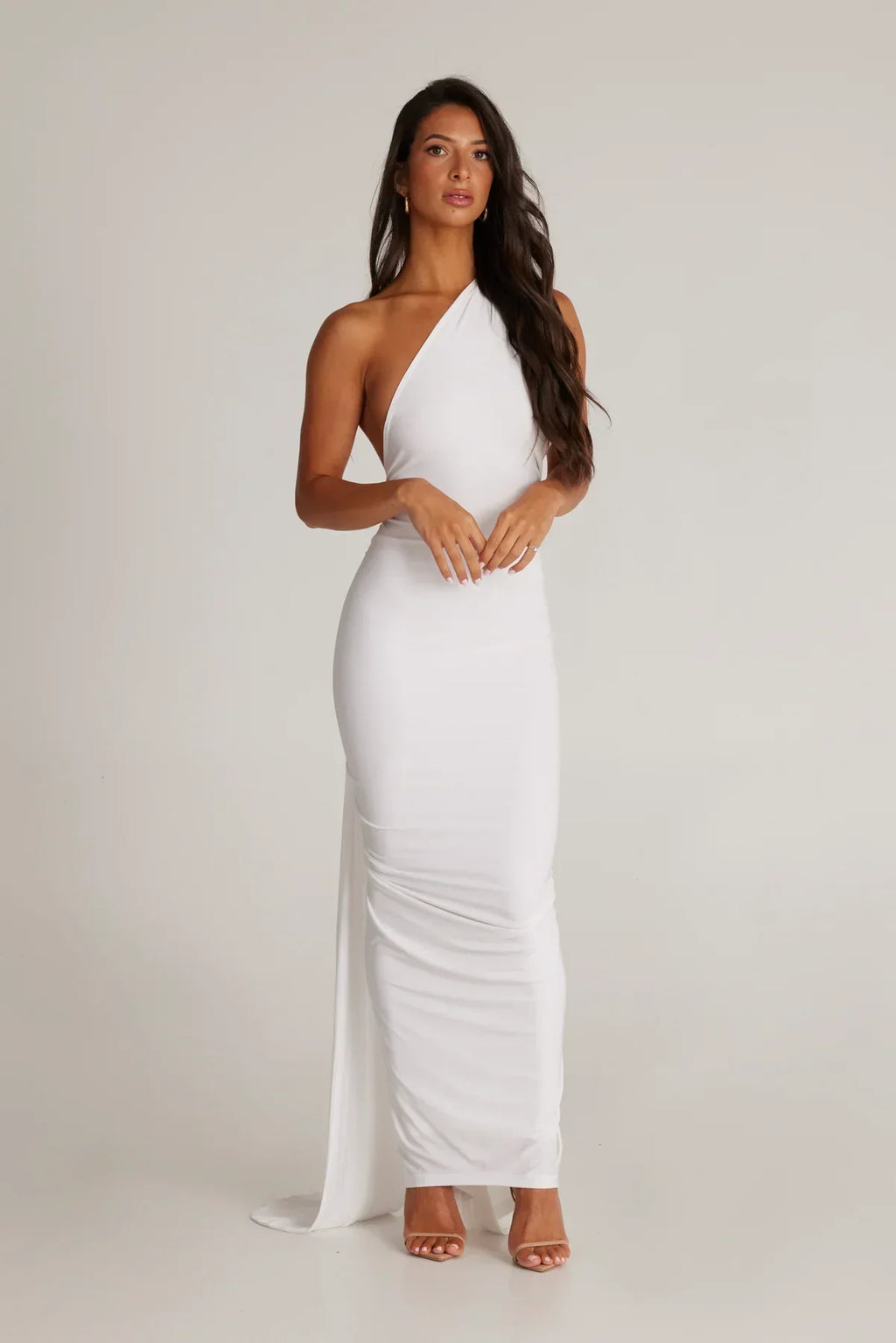 Maxi Dress with Sash Detail | Modern Design for Casual or Formal Wear