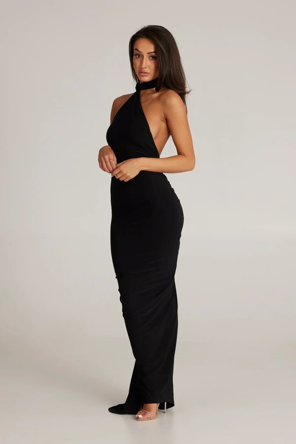 Maxi Dress with Sash Detail | Modern Design for Casual or Formal Wear