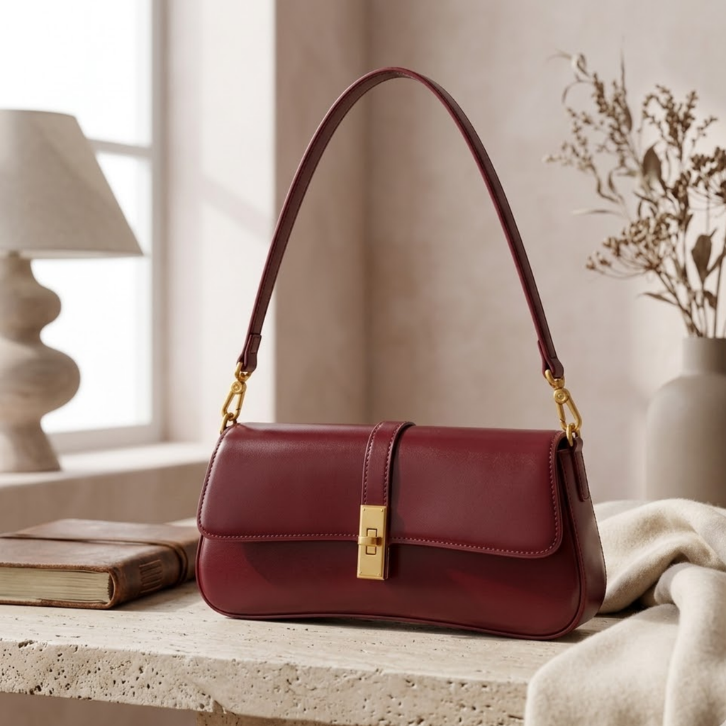Genuine Leather Vintage Crossbody Shoulder Bag for Everyday Use