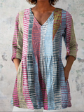 Effortless Everyday Chic – Fluid V-Neck Long Blouse