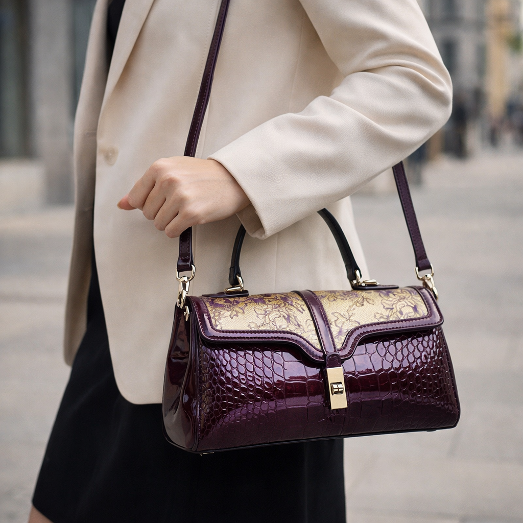 Handcrafted Leather Tote Bag - Stylish Everyday Handbag for Women