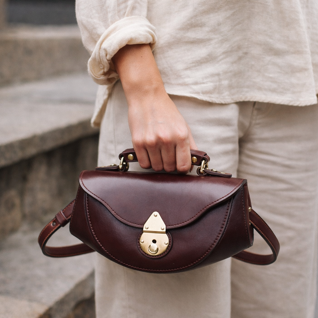 Leather Tote Handbag with Spacious Interior for Everyday Use