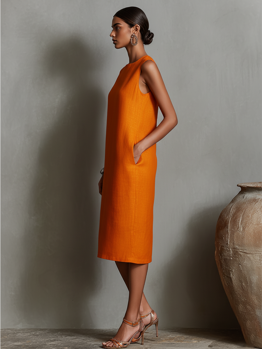 Clementine | Midi Dress with Pockets
