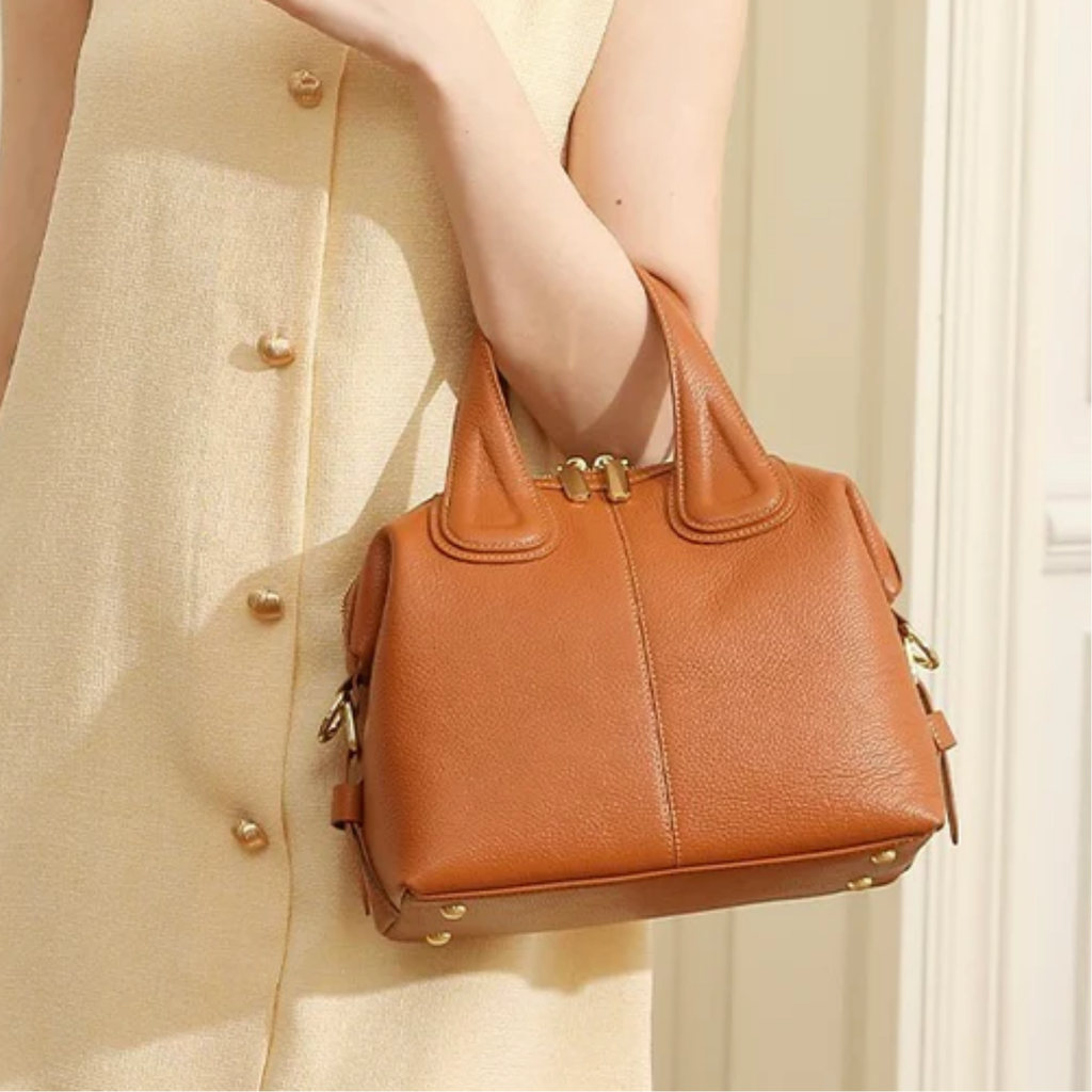 Genuine Leather Crossbody Shoulder Bag for Everyday Use - Versatile Design