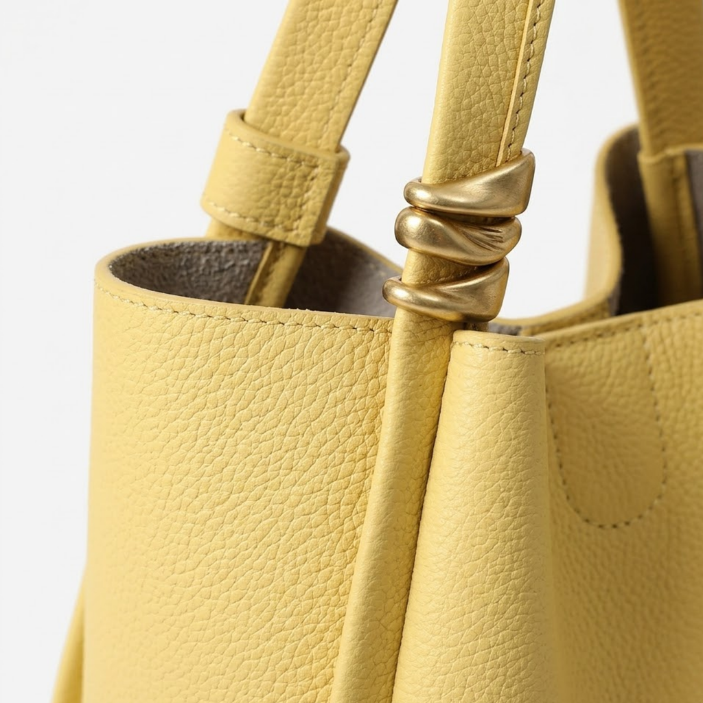 Genuine Leather Crossbody Bucket Bag for Everyday Use - Stylish and Versatile