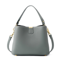 Genuine Leather Bucket Handbag - Stylish Tote for Everyday Use