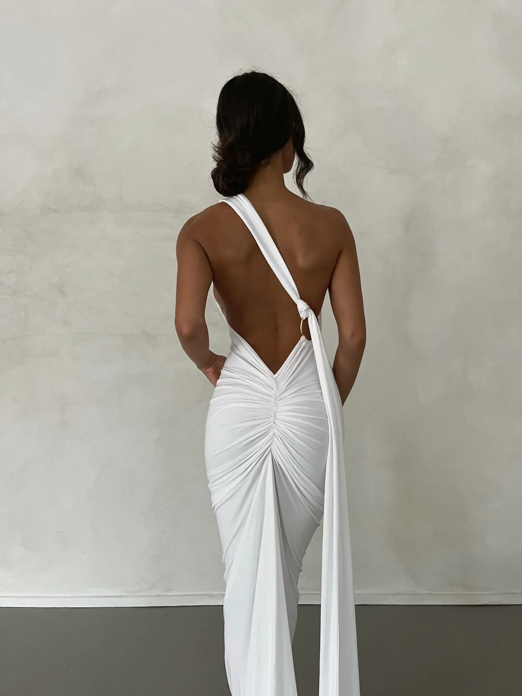 Maxi Dress with Sash Detail | Modern Design for Casual or Formal Wear