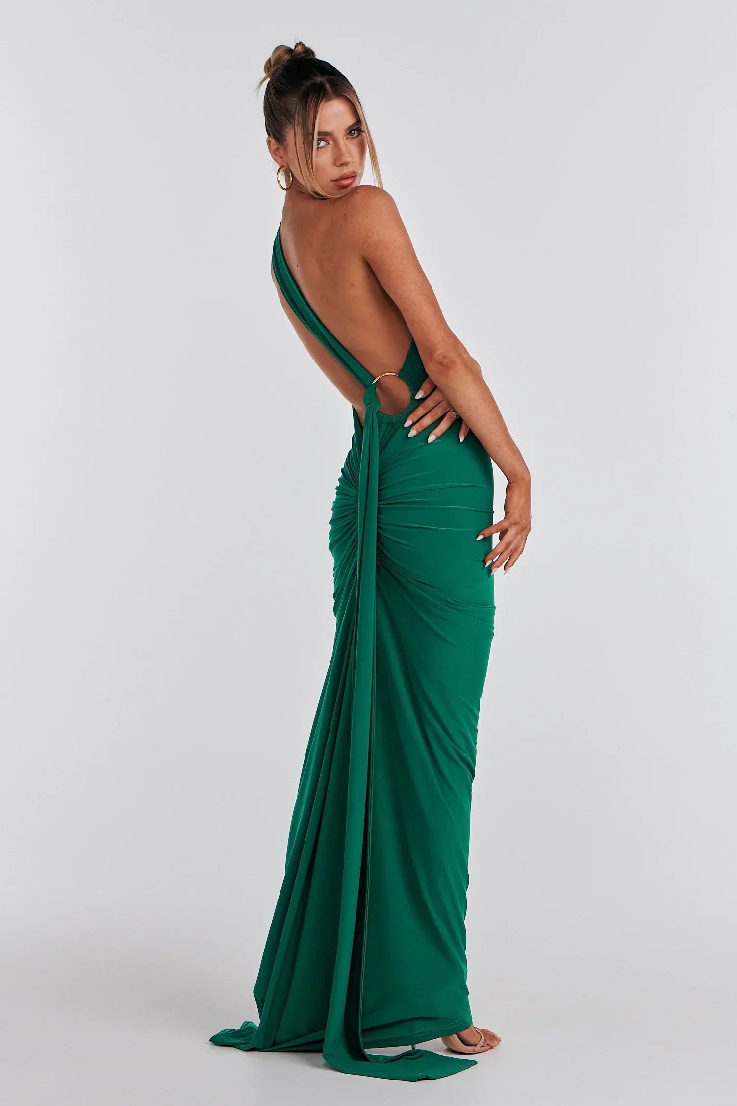 Maxi Dress with Sash Detail | Modern Design for Casual or Formal Wear