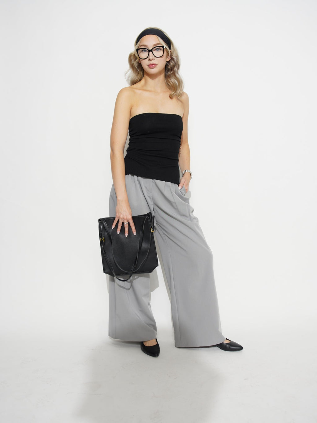 Vegan Leather Shoulder Bag - Daily Chic Design for Casual Use