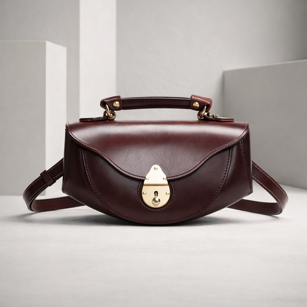 Leather Tote Handbag with Spacious Interior