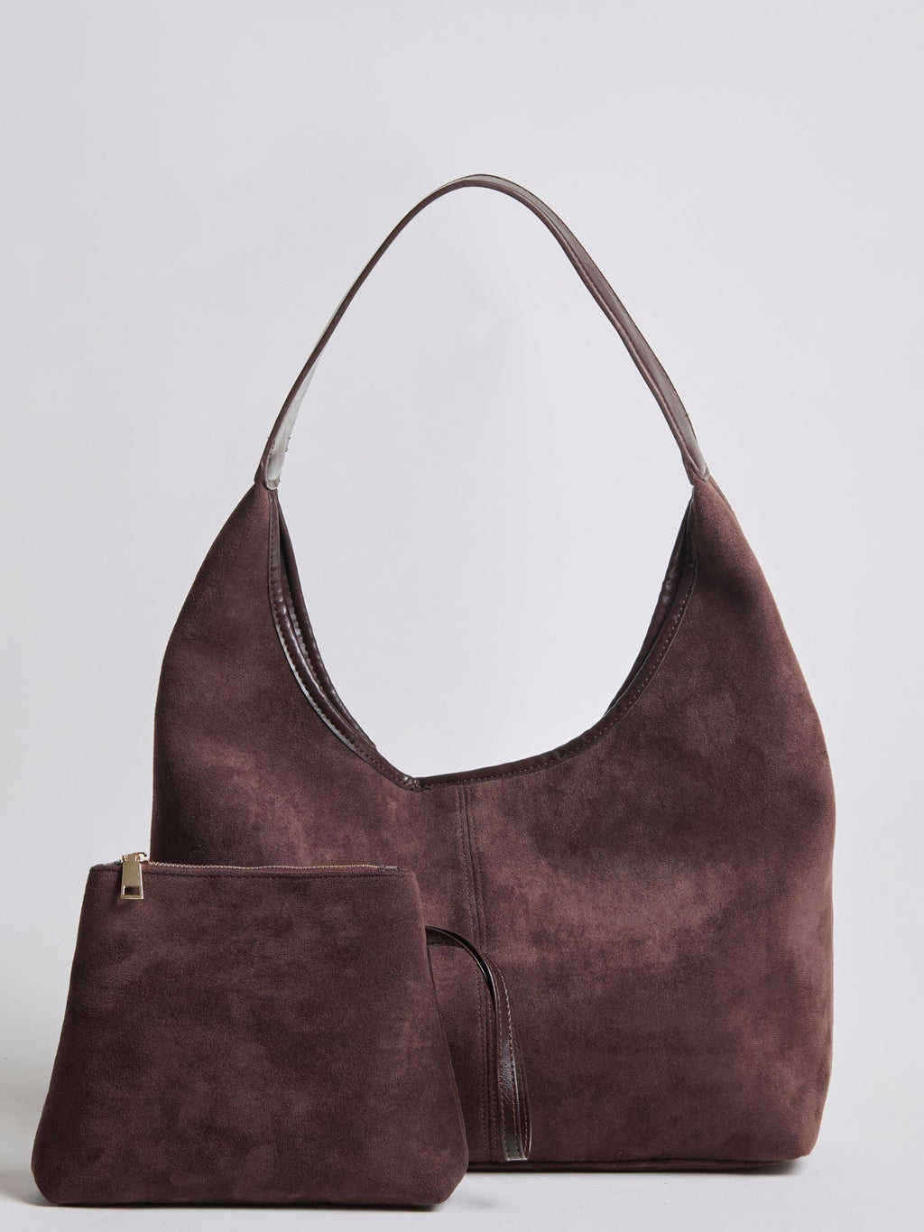 Vegan Leather Half-Moon Tote Bag - Stylish and Versatile Handbag for Everyday Use