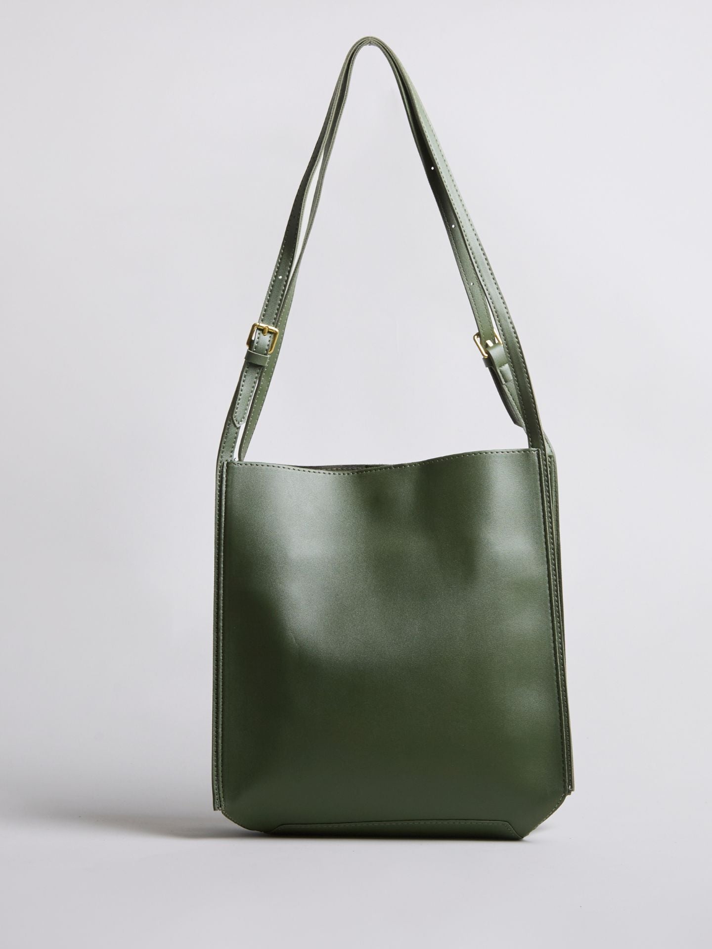 Vegan Leather Shoulder Bag - Daily Chic Design for Casual Use