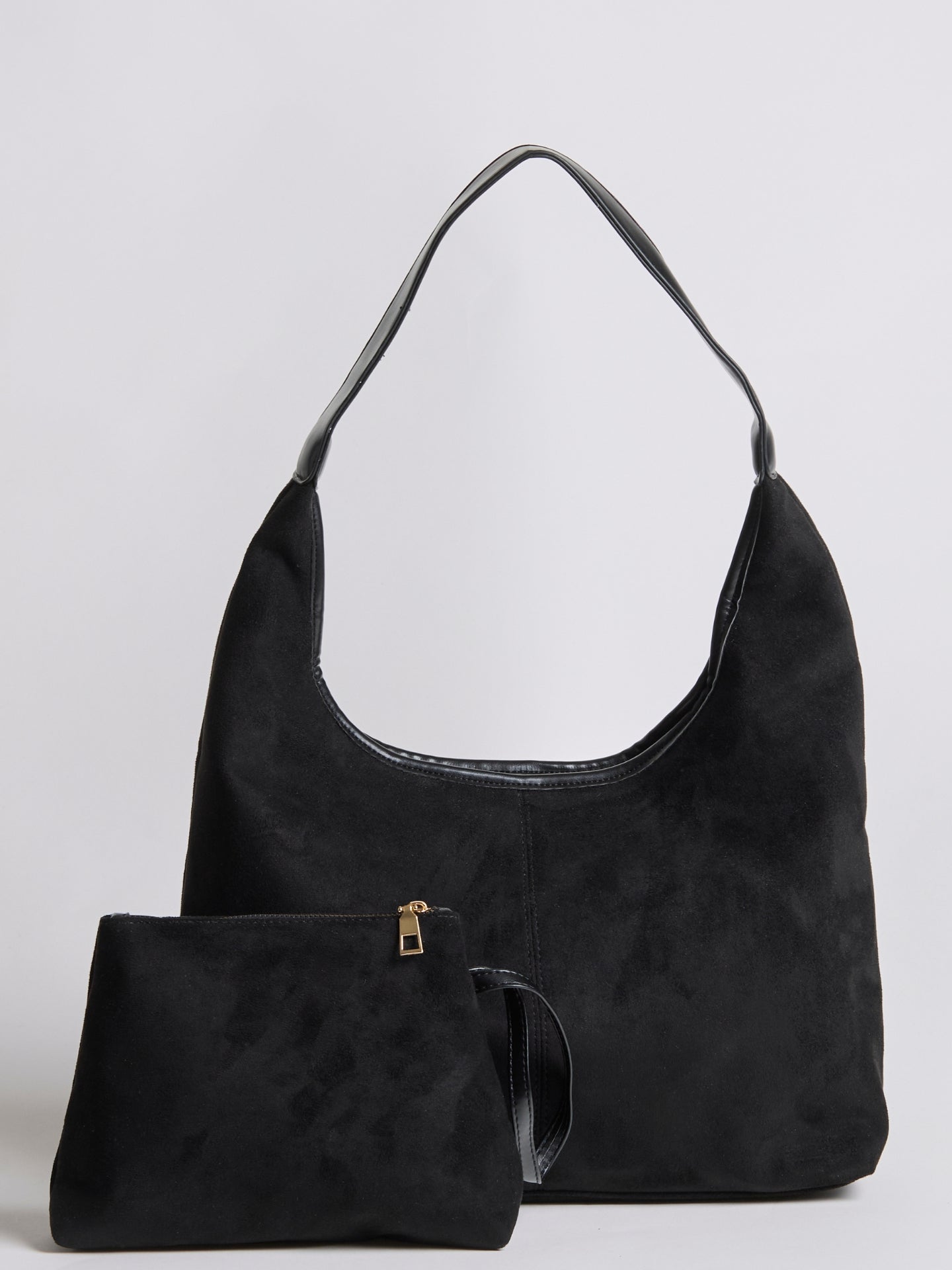 Vegan Leather Half-Moon Tote Bag - Stylish and Versatile Handbag for Everyday Use