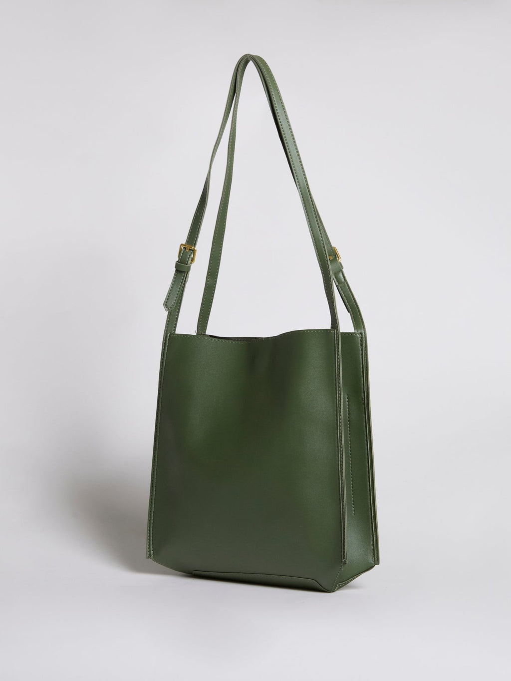 Vegan Leather Shoulder Bag - Daily Chic Design for Casual Use