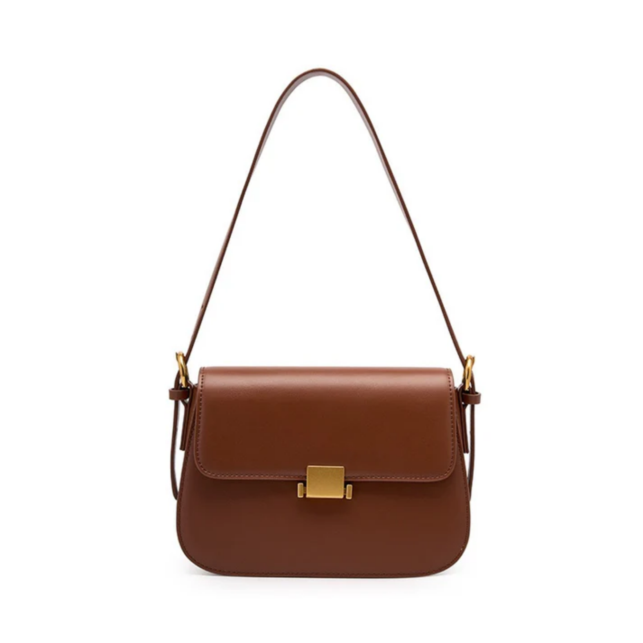 Genuine Leather Crossbody Shoulder Bag - Stylish Everyday Use