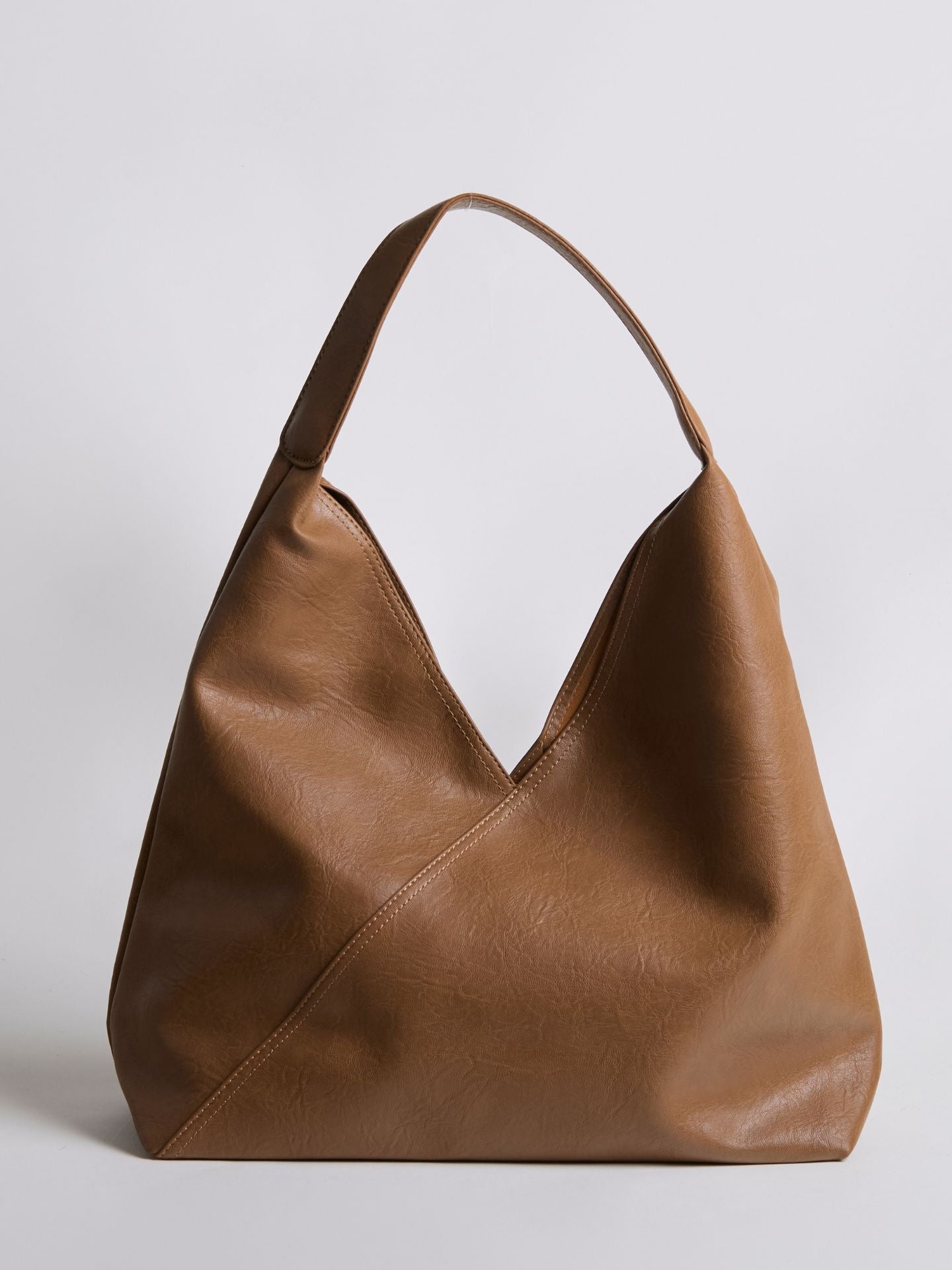Leather Shoulder Bag - Olivia Style - Versatile Handbag for Everyday Use