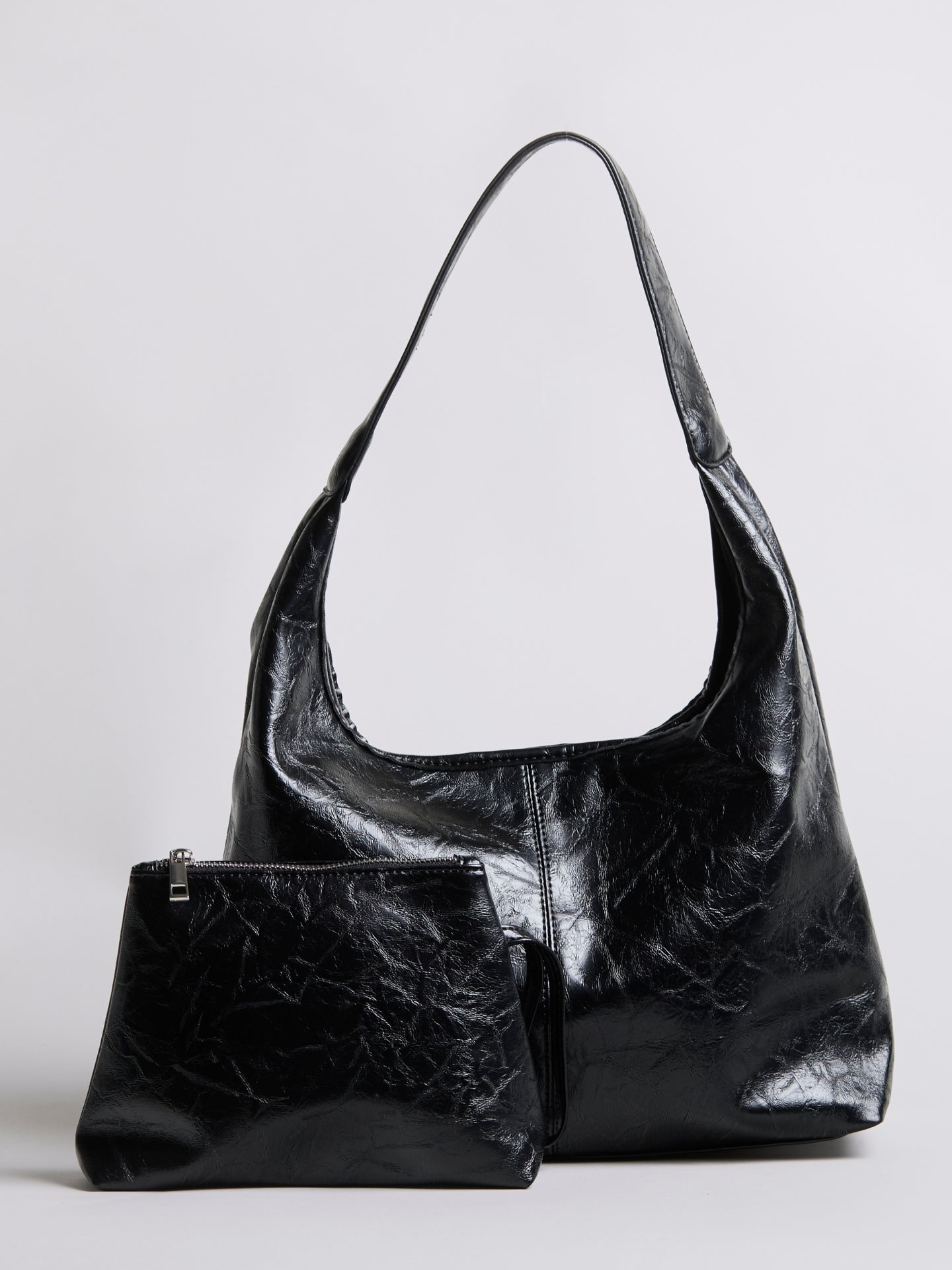 Distressed Vegan Leather Tote Bag for Everyday Use - Stylish and Durable