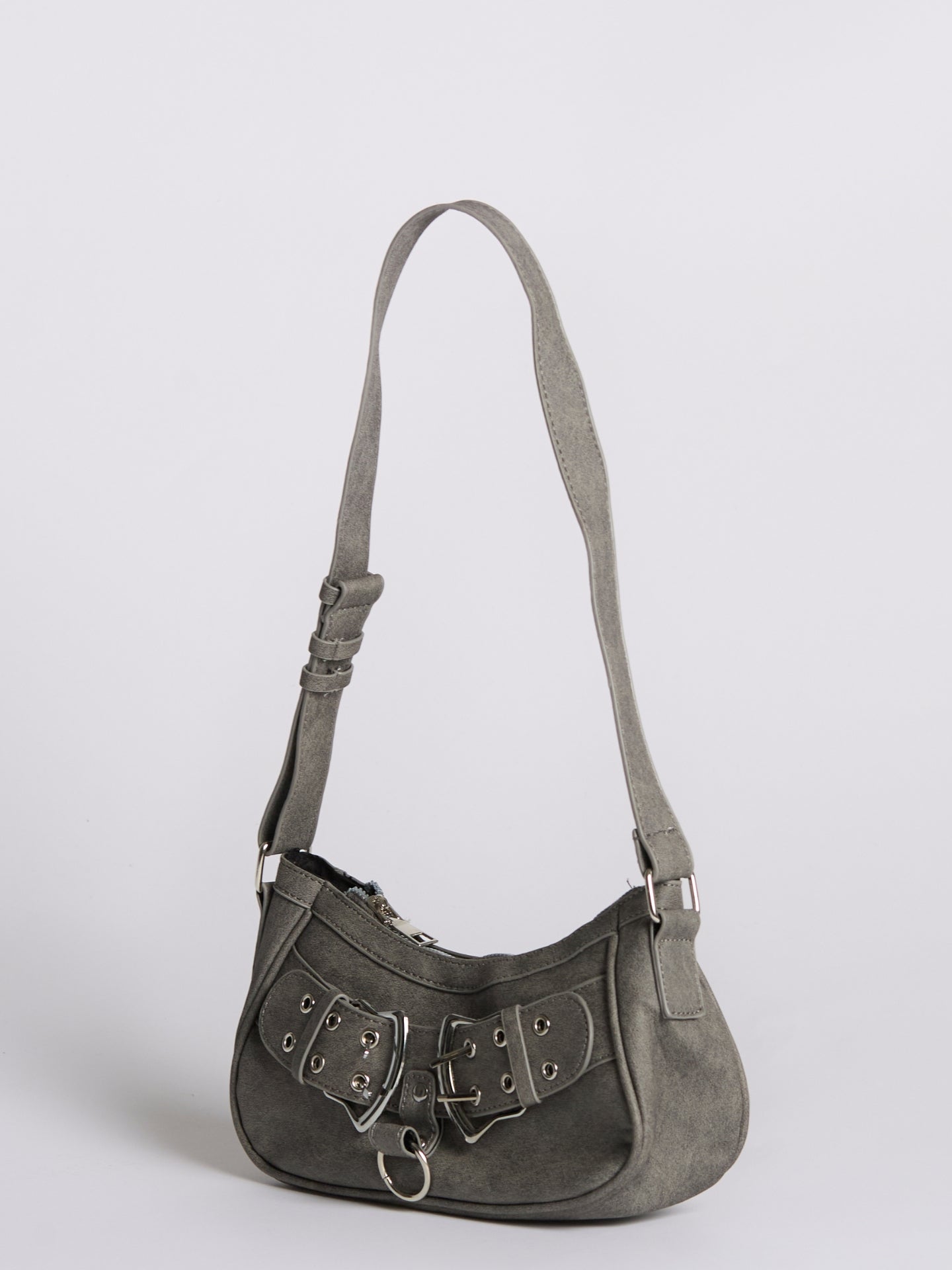 Leather Mini Shoulder Bag with Strap - Stylish Everyday Accessory