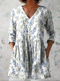 Effortless Everyday Chic – Fluid V-Neck Long Blouse