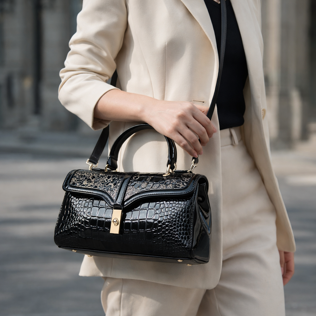 Handcrafted Leather Tote Bag - Stylish Everyday Handbag for Women
