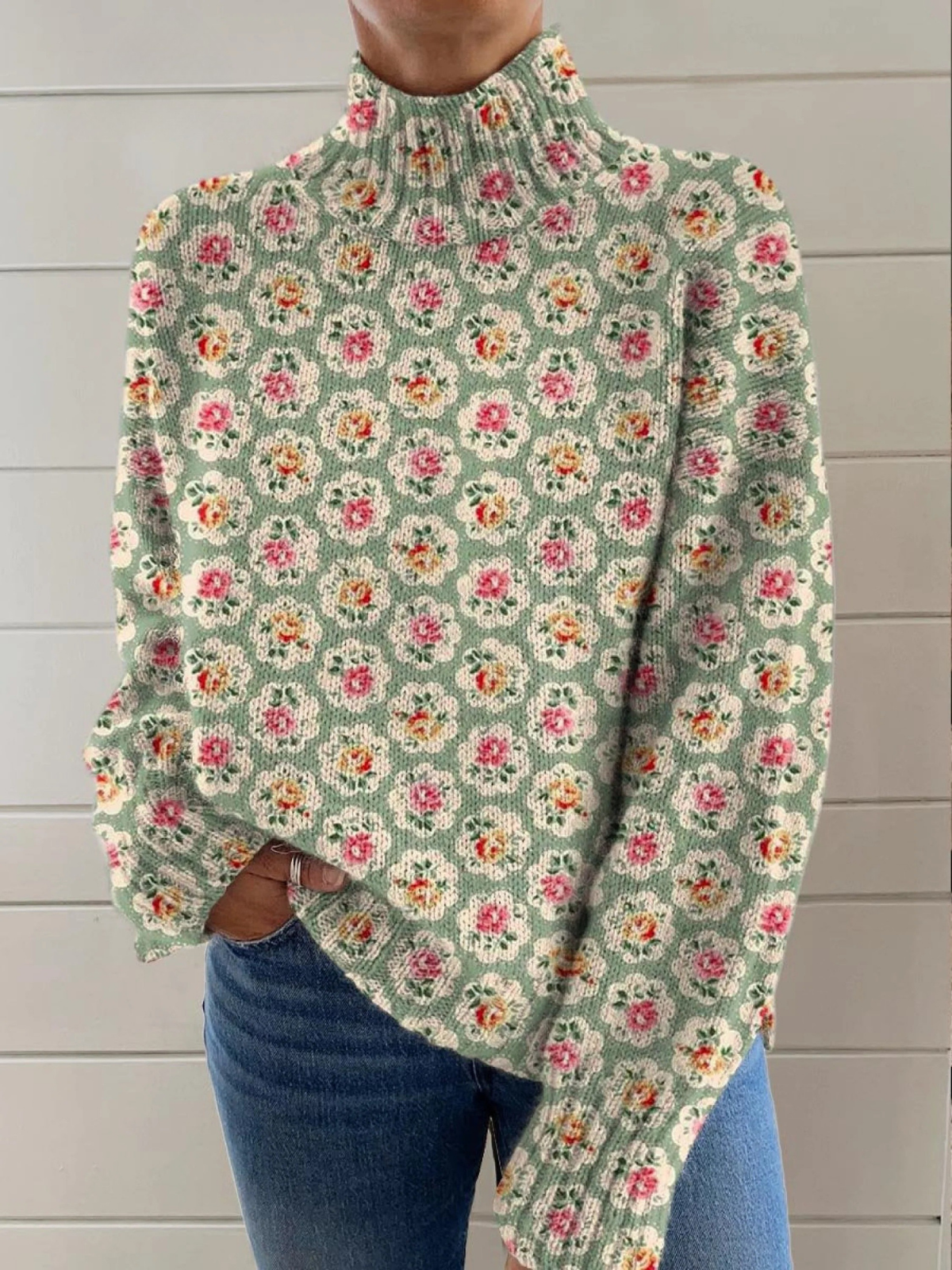 Women's Lovely Floral Art Print