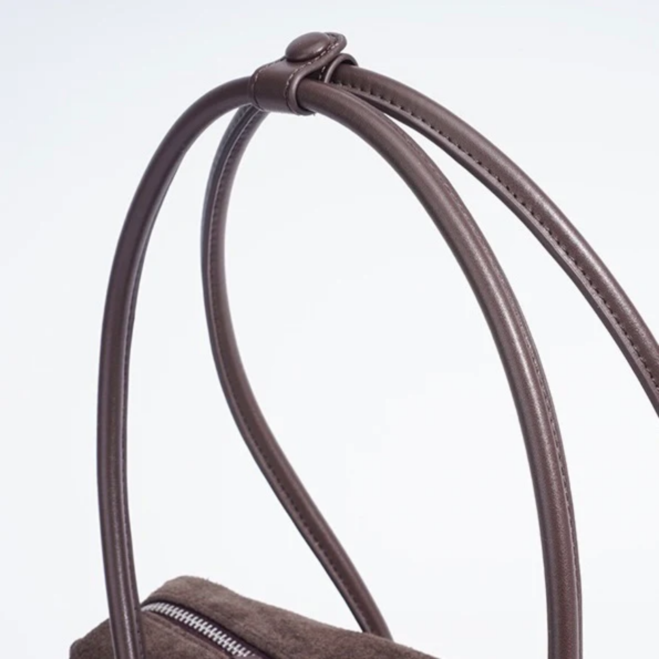 Leather Tassel Pendant Shoulder Bag - Stylish Pillow Design for Everyday Use