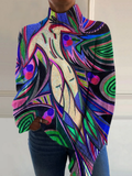 Retro Abstract White Nude Back