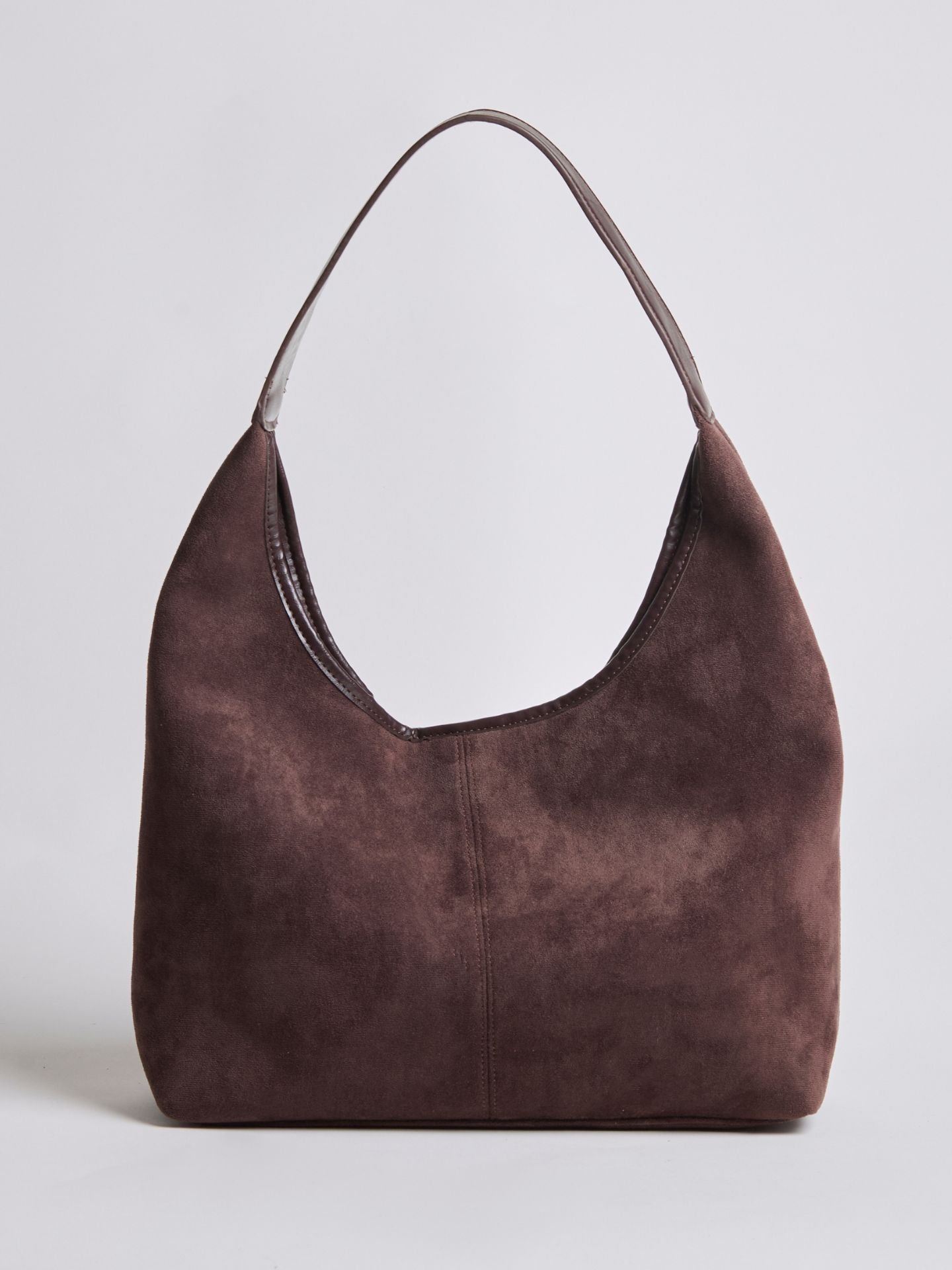 Vegan Leather Half-Moon Tote Bag - Stylish and Versatile Handbag for Everyday Use
