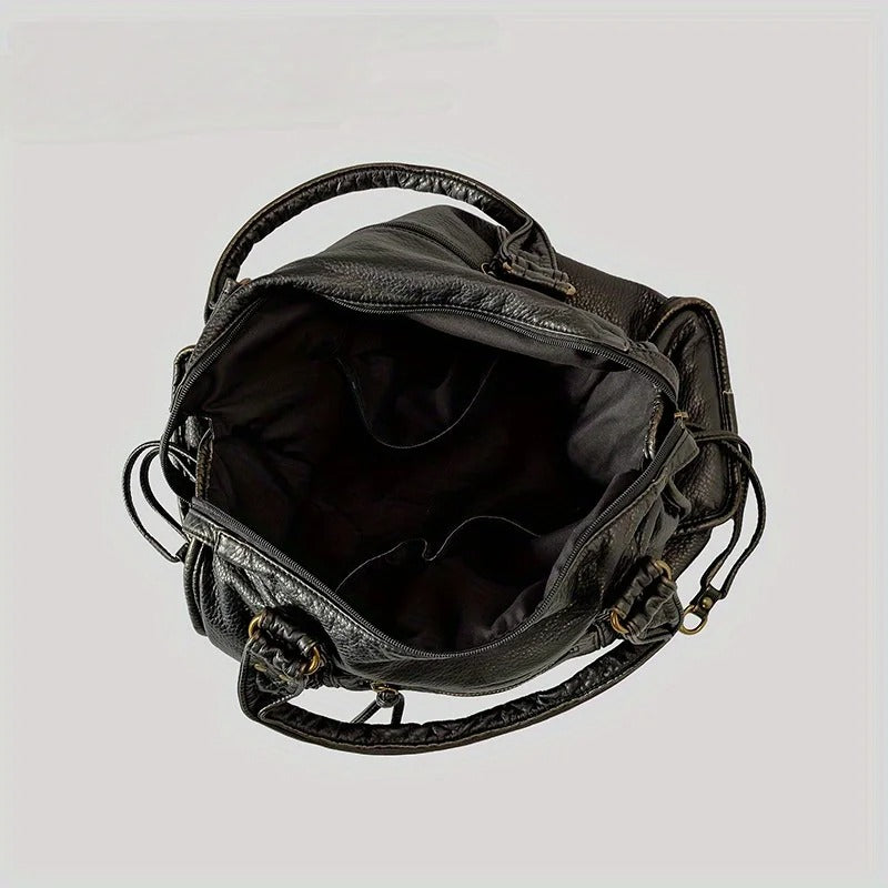 Vintage City Shoulder Bag - Durable Fabric - Classic Design for Everyday Use