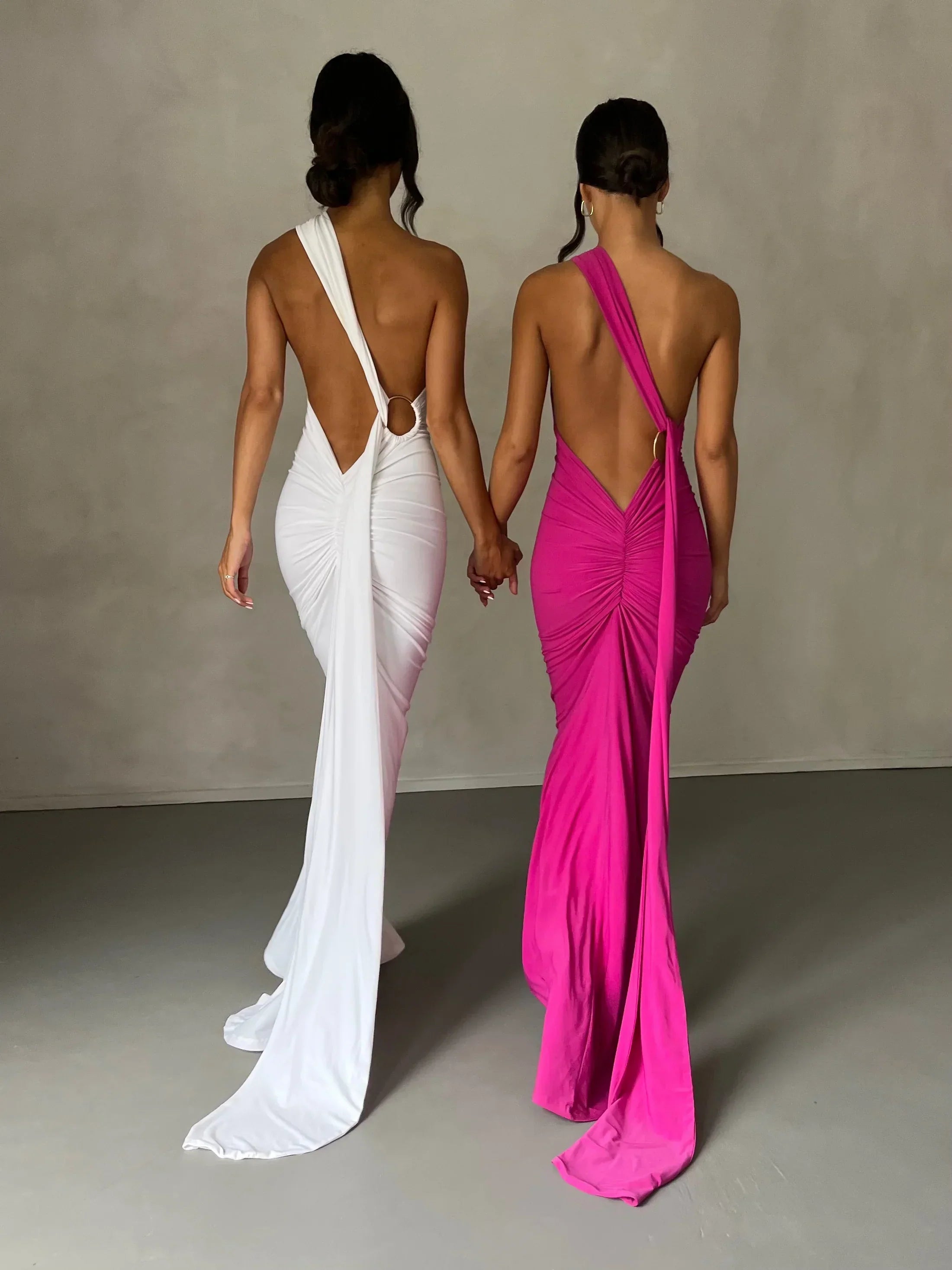 Maxi Dress with Sash Detail | Modern Design for Casual or Formal Wear
