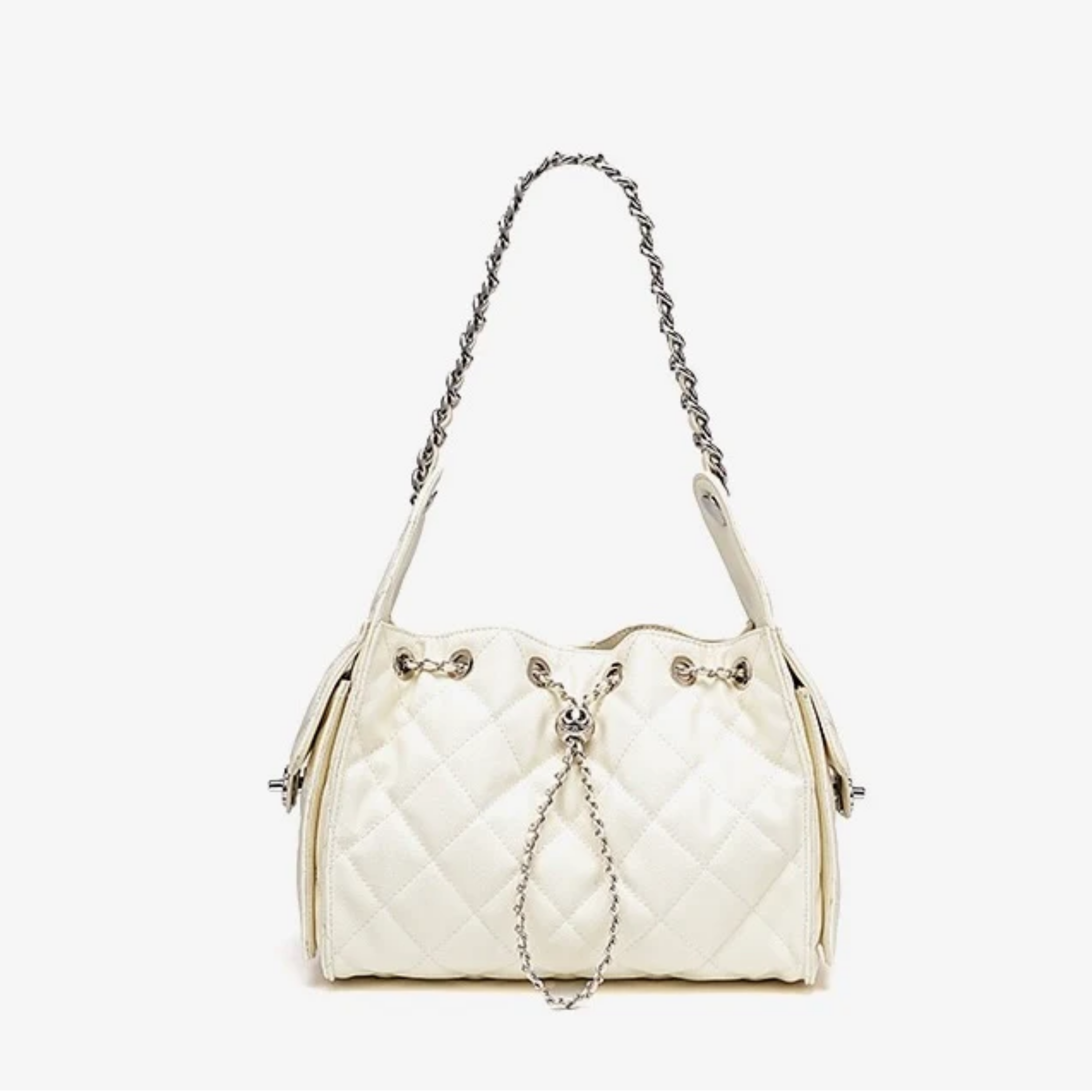 Genuine Leather Bucket Shoulder Bag for Everyday Use - Stylish and Durable