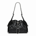 Genuine Leather Bucket Shoulder Bag for Everyday Use - Stylish and Durable