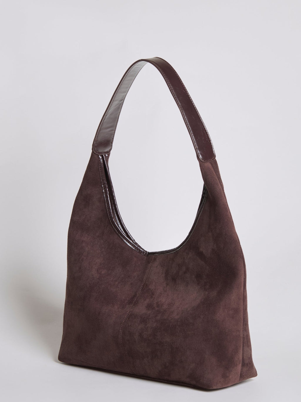 Vegan Leather Half-Moon Tote Bag - Stylish and Versatile Handbag for Everyday Use