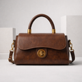 Ravel Handbag - Leather Tote Bag - Stylish Everyday Accessory - Black